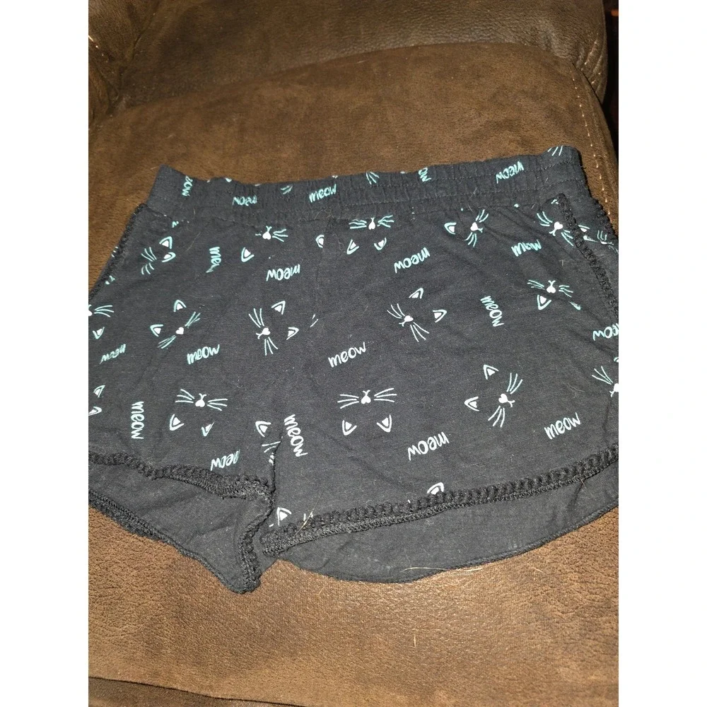 Justice cat meow top and shorts outfit‎ size 12